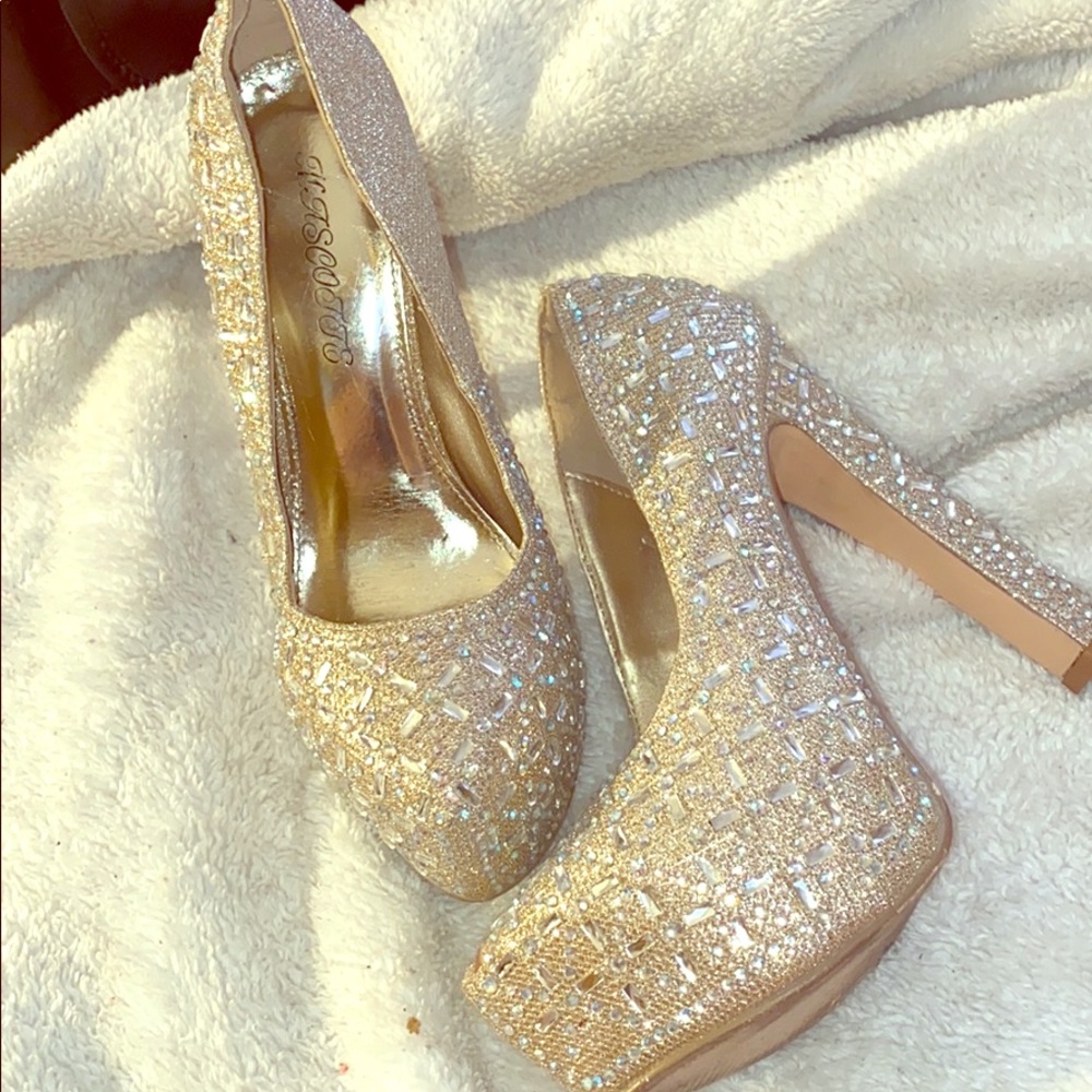 Jeweled heels